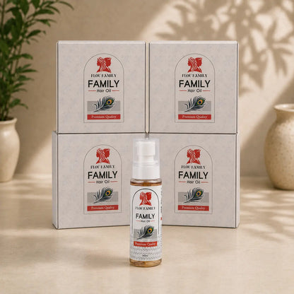 Flou Family Premium Hair Oil Natural Hair Growth & Strength Formula