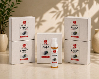 Flou Family Premium Hair Oil Natural Hair Growth & Strength Formula
